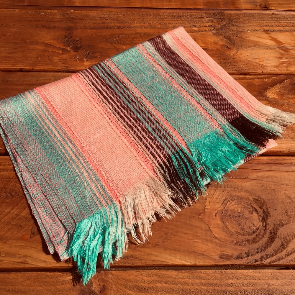 Brand New Scarf Shawl Neck Scarf Wrap Multi-Colored Stunning. Ecuadorean. Comfy